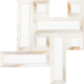 Bella Blend Basketweave - stone tile